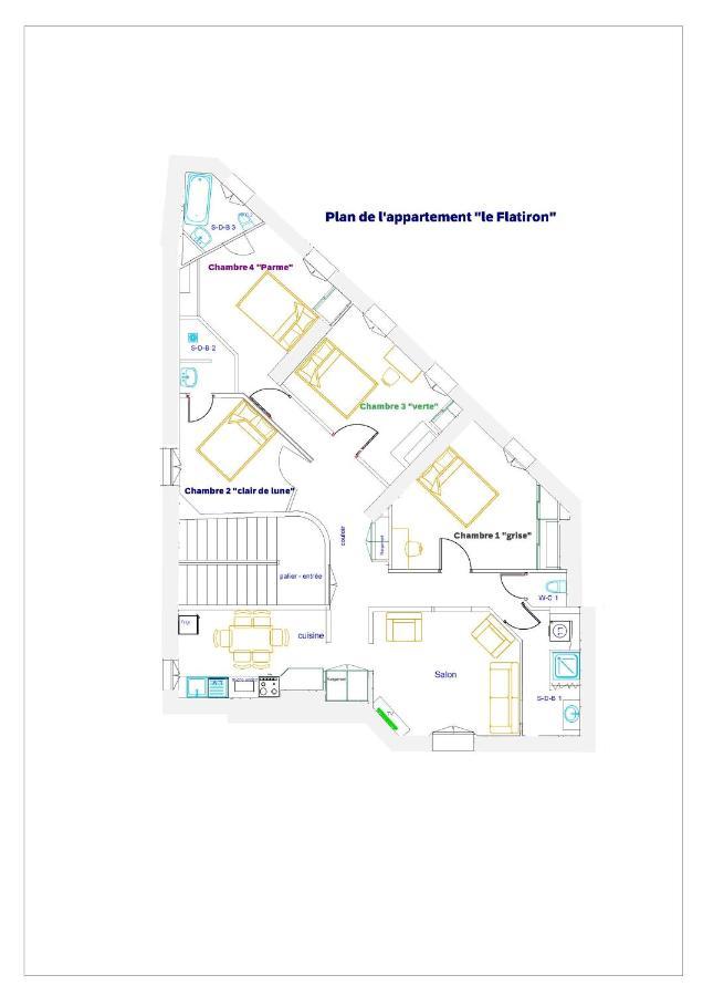 Appartement Le Flatiron - 4 Chambres Tarbes Ngoại thất bức ảnh